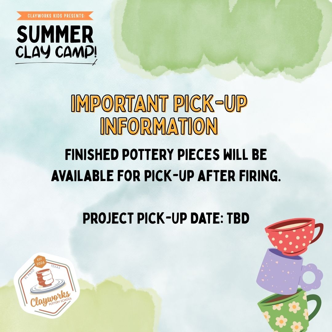Summer Clay Camp (Sibling Seat)