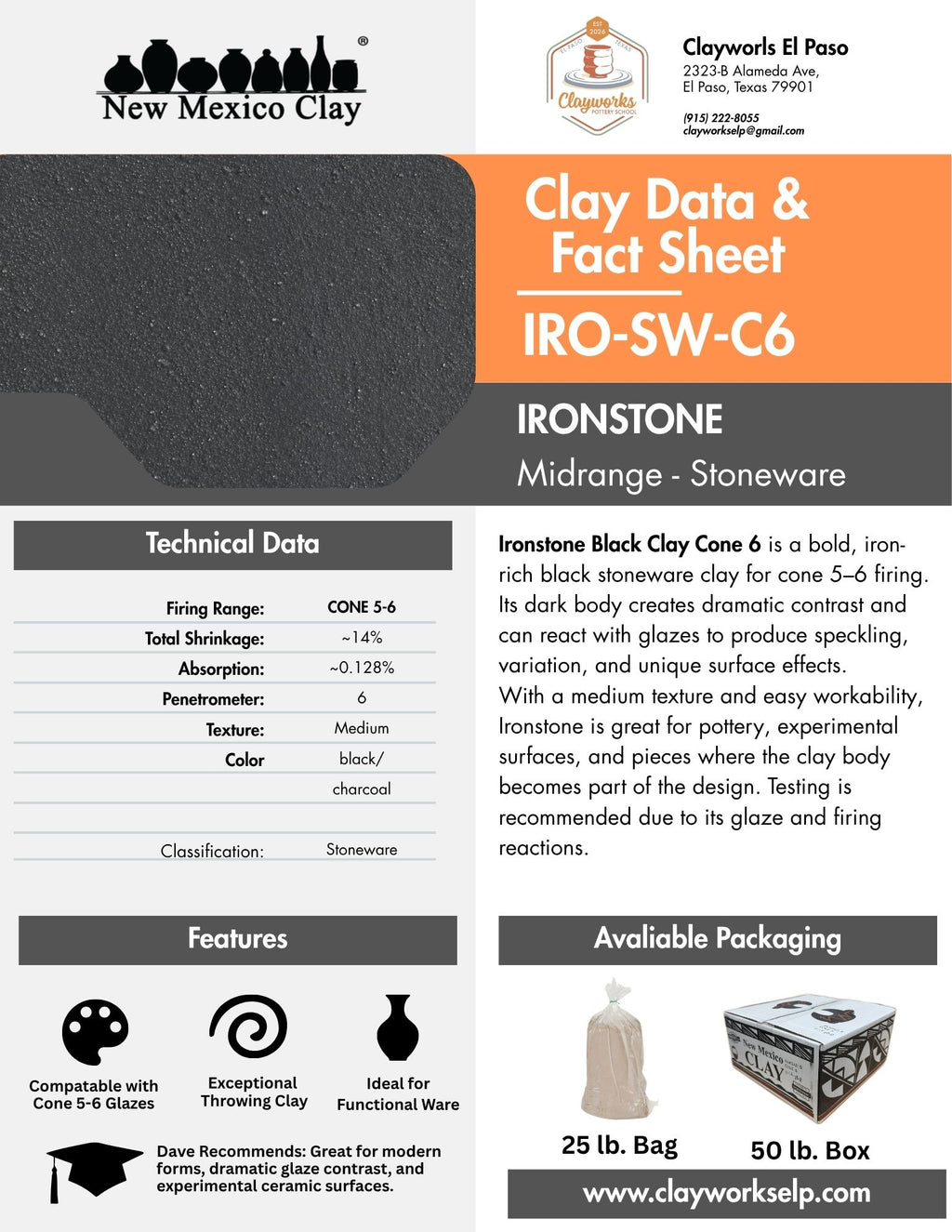 Ironstone Clay | NMC