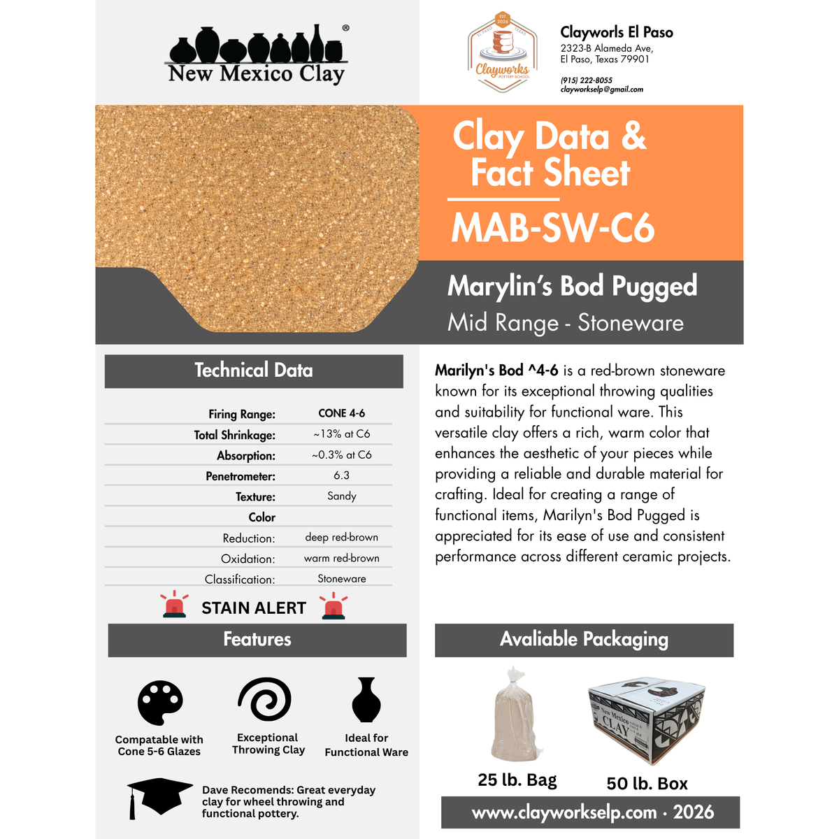 Marylin's Bod Clay | NMC