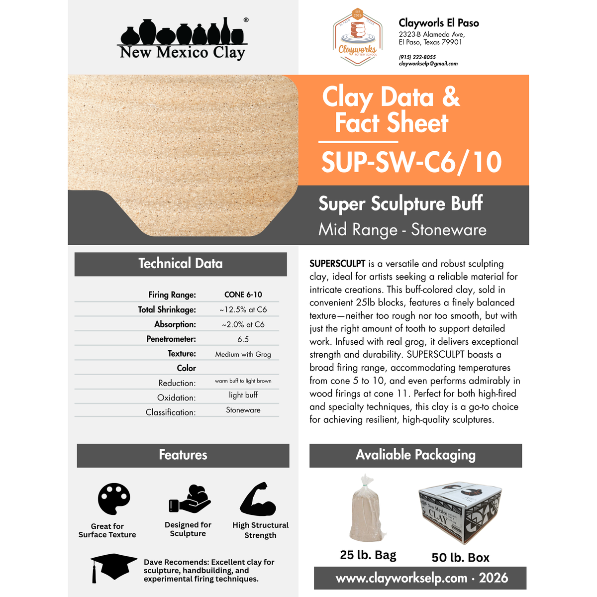 Super Sculpt Buff Clay | NMC